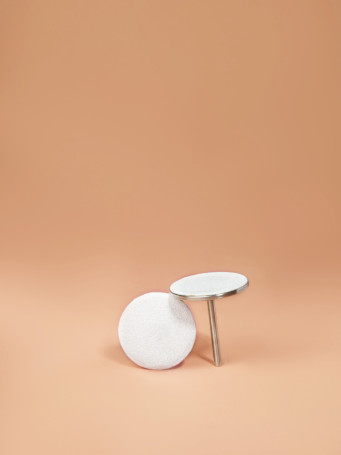 ALGEBRA BEAUTY   SOFT WHITE   Тонкие   L (25мм)   #150   (50шт)   Сменные файлы  для педикюрного диска без подложки