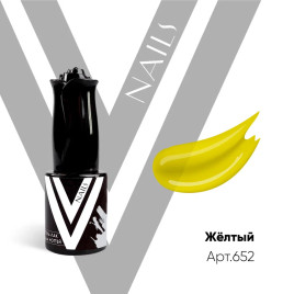 VOGUE NAILS Гель-лак витражный 10мл ЖЕЛТЫЙ
