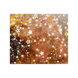 VOGUE NAILS Фольга для отпечатывания ЗВЕЗДНОЕ ЗОЛОТО