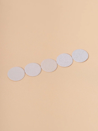 ALGEBRA BEAUTY   SOFT WHITE   Тонкие   L (25мм)   #240   (50шт)   Сменные файлы  для педикюрного диска без подложки