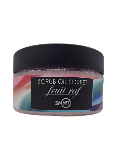 SMART   Молекулярный скраб - масло сорбет для кожи   200мл   Fruit raf
