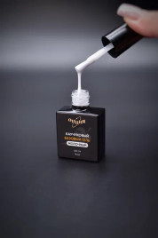 ОПЦИЯ   КАУЧУКОВЫЙ базовый гель МОЛОЧНЫЙ   15мл   База камуфлирующая бескислотная   {4084}