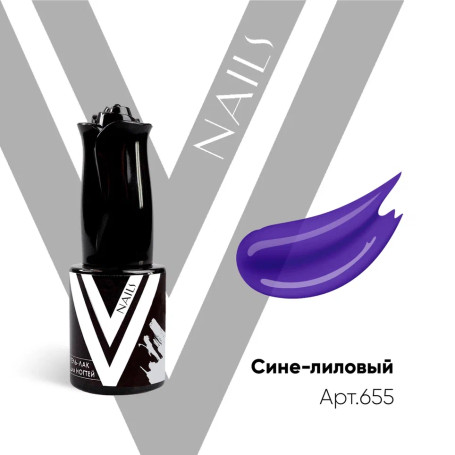 VOGUE NAILS   Гель-лак витражный  10мл  СИНЕ-ЛИЛОВЫЙ