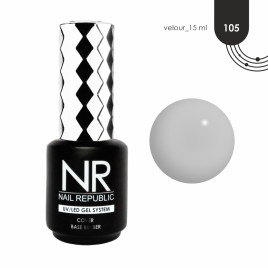 NAIL REPUBLIC   Base VELOUR   #105   15мл   База камуфлирующая цветная
