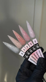 NAIL REPUBLIC   Gel NUDE FLASH   #253   15г   Гель  для моделирования средне-жидкий светоотражающий