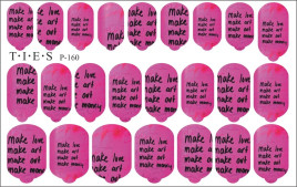 TIES   Пленка для маникюра   P-160