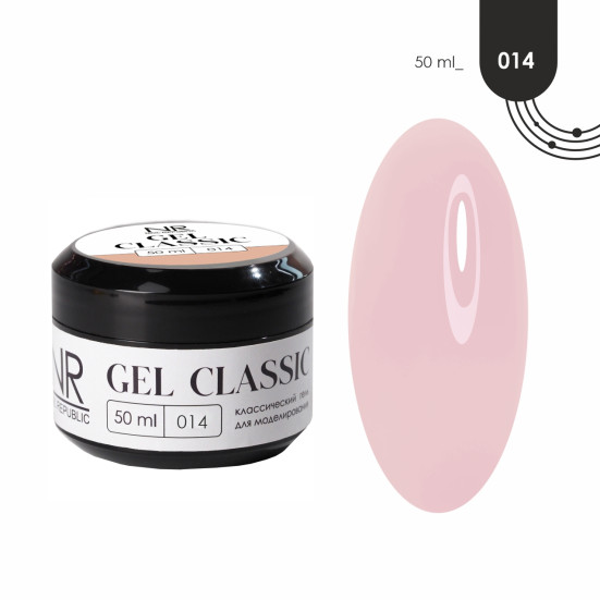 NAIL REPUBLIC   Gel CLASSIC   #14   50г   Гель  для моделирования средне-жидкий   (СНЯТО)