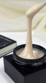 ALTA NIVELO Gel Black СГУЩЕНОЕ МОЛОКО 15г Гель для моделирования средне-жидкий с сухоцветами