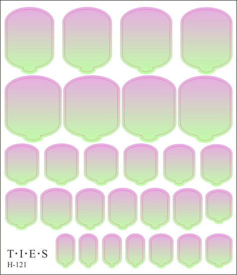 TIES   Пленка для педикюра   H-121