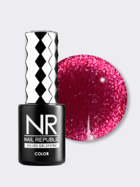 NAIL REPUBLIC CAT #091 Northern Lights 10мл Гель-лак кошачий глаз