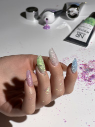 NAIL REPUBLIC   Полигель с шиммером   PolyGel Quartz   #18   30г