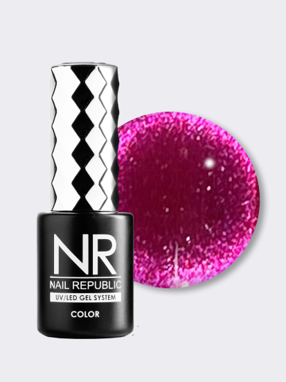 NAIL REPUBLIC   CAT   #092   Northern Lights   10мл   Гель-лак кошачий глаз