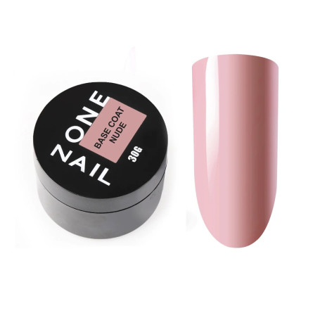 ONE NAIL   Base NUDE   30мл (шайба)   База прозрачная жесткая