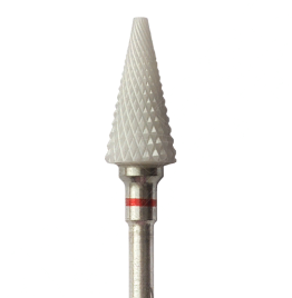 NAIL ART Фреза керамическая 3/32 КОНУС Красная