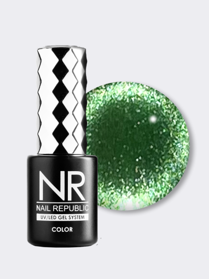 NAIL REPUBLIC   CAT   #093   Northern Lights   10мл   Гель-лак кошачий глаз