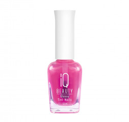 IQ BEAUTY   Лак-тинт для ногтей с AHA-кислотами   12,5мл   Glossy Tint Nails PINK GLASS