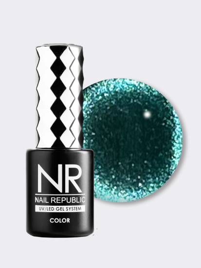 NAIL REPUBLIC   CAT   #094   Northern Lights   10мл   Гель-лак кошачий глаз