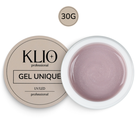 KLIO   Unique gel   #02 TAN GLOW   30г   Гель для моделирования средне-жидкий с шиммером