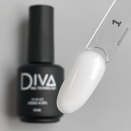 DIVA   Жидкий полигель  15мл  LIQUID ACRYL   #01   (СНЯТО)