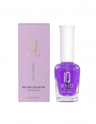 IQ BEAUTY   Лак-тинт для ногтей с AHA-кислотами с шиммером   12,5мл   Glossy Tint Nails LILAC GLOW