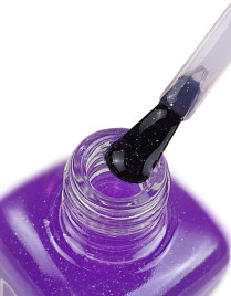 IQ BEAUTY Glossy Tint Nails LILAC GLOW 12,5мл Лак-тинт для ногтей с AHA-кислотами с шиммером