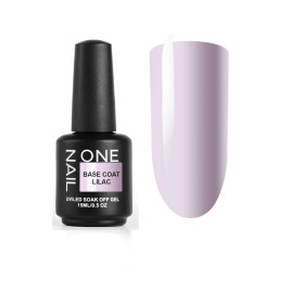 ONE NAIL Base LILAC 15мл База камуфлирующая жесткая