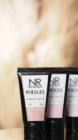 NAIL REPUBLIC   PolyGel WEDDING   #22   30г   Полигель с шиммером