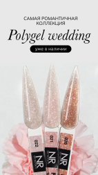 NAIL REPUBLIC   Полигель с шиммером   PolyGel Wedding   #22   30г