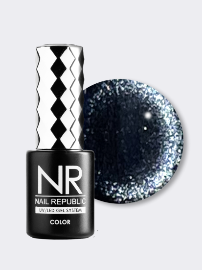 NAIL REPUBLIC   CAT   #096   Northern Lights   10мл   Гель-лак кошачий глаз