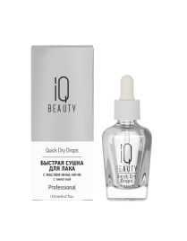 IQ BEAUTY Быстрая сушка для лака (с пипеткой) 12,5мл QUICK DRY DROPS
