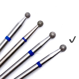 КМИЗ Фреза алмазная ШАР 29 Синяя (866.104.001.025.029) ГСАШ-2,9П-С