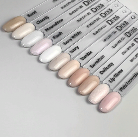 DIVA   Гель для моделирования  30мл  Builder gel   MOONSHINE   (СНЯТО)