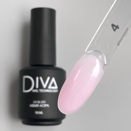 DIVA   Жидкий полигель  15мл  LIQUID ACRYL   #04   (СНЯТО)