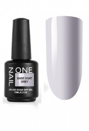 ONE NAIL Base GREY 15мл База камуфлирующая жесткая
