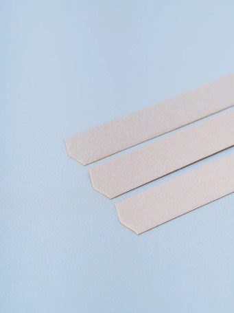 ALGEBRA BEAUTY   SOFT WHITE   Тонкие   L Plus   #120   (50шт)   Сменные  файлы для пилки без подложки