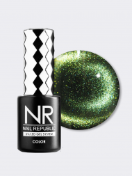 NAIL REPUBLIC   Гель-лак кошачий глаз   10мл   3D CAT   #026