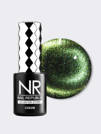 NAIL REPUBLIC   CAT   #026   3D   10мл   Гель-лак кошачий глаз