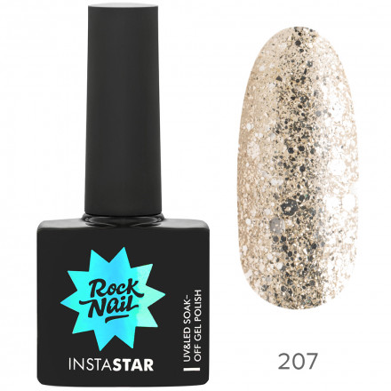 ROCK NAIL Гель-лак Insta Star 207 Beyonce