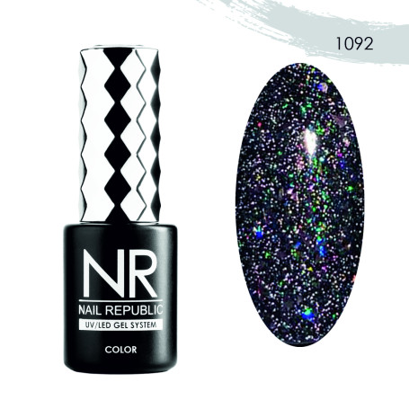 NAIL REPUBLIC   #1092 Bright Flash   10мл   Гель-лак светоотражающий