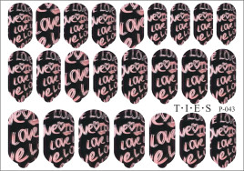 TIES   Пленка для маникюра   P-043