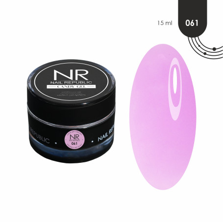 NAIL REPUBLIC   Gel CLASSIC CANDY   #061   15г   Гель  для моделирования цветной