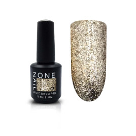 ONE NAIL   PLATINUM   #03   15мл   Гель-лак жидкая фольга