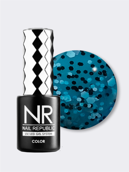 NAIL REPUBLIC   #704 Stone Crumb   10мл   Гель-лак с вкраплениями