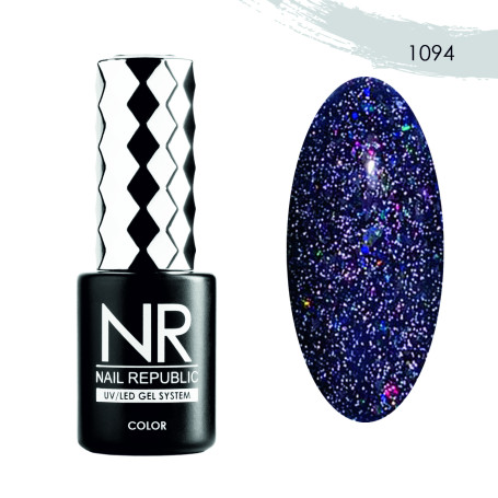 NAIL REPUBLIC   #1094 Bright Flash   10мл   Гель-лак светоотражающий