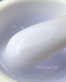 ONE NAIL Gel FLUID #01 15мл (флакон) Гель для укрепления жидкий молочный