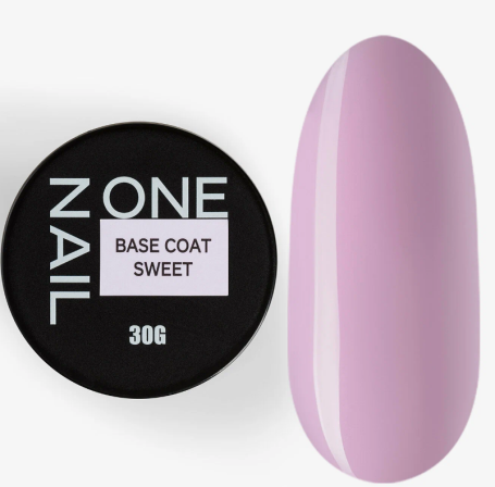 ONE NAIL   Base SWEET   30мл (шайба)   База прозрачная жесткая