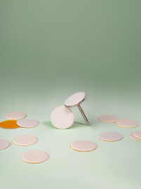 ALGEBRA BEAUTY SOFT WHITE Тонкие M (20мм) #150 (50шт) Сменные файлы для педикюрного диска без подложки