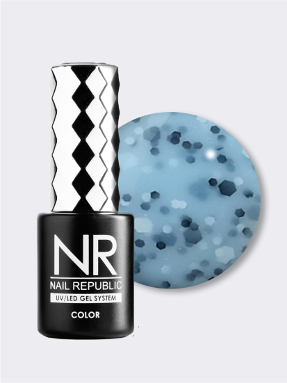 NAIL REPUBLIC   #705 Stone Crumb   10мл   Гель-лак с вкраплениями