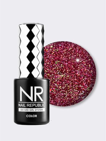 NAIL REPUBLIC   #1095 Bright Flash   10мл   Гель-лак светоотражающий
