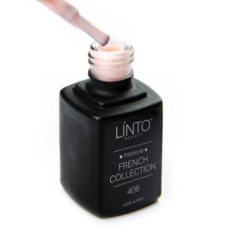 LINTO   #406   French Collection   10мл   Гель-лак полупрозрачный